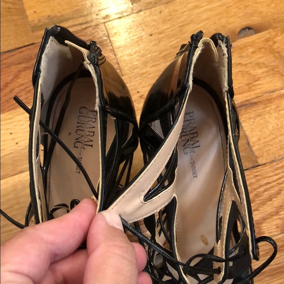 Prabal Gurung for Target Black Lace Patent Heel - Picture 3 of 8